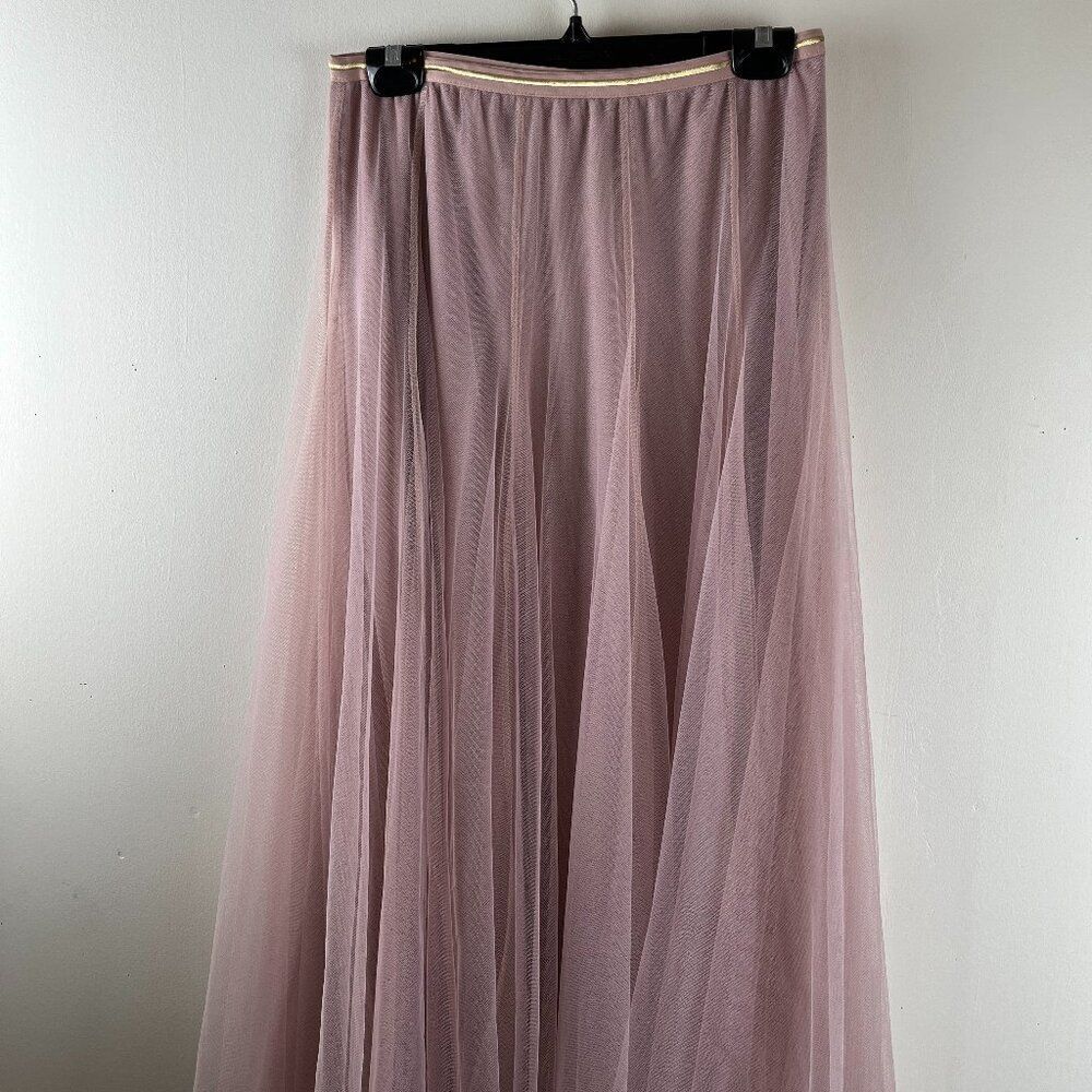 Chicwish Layered Dusty Rose Tulle Skirt